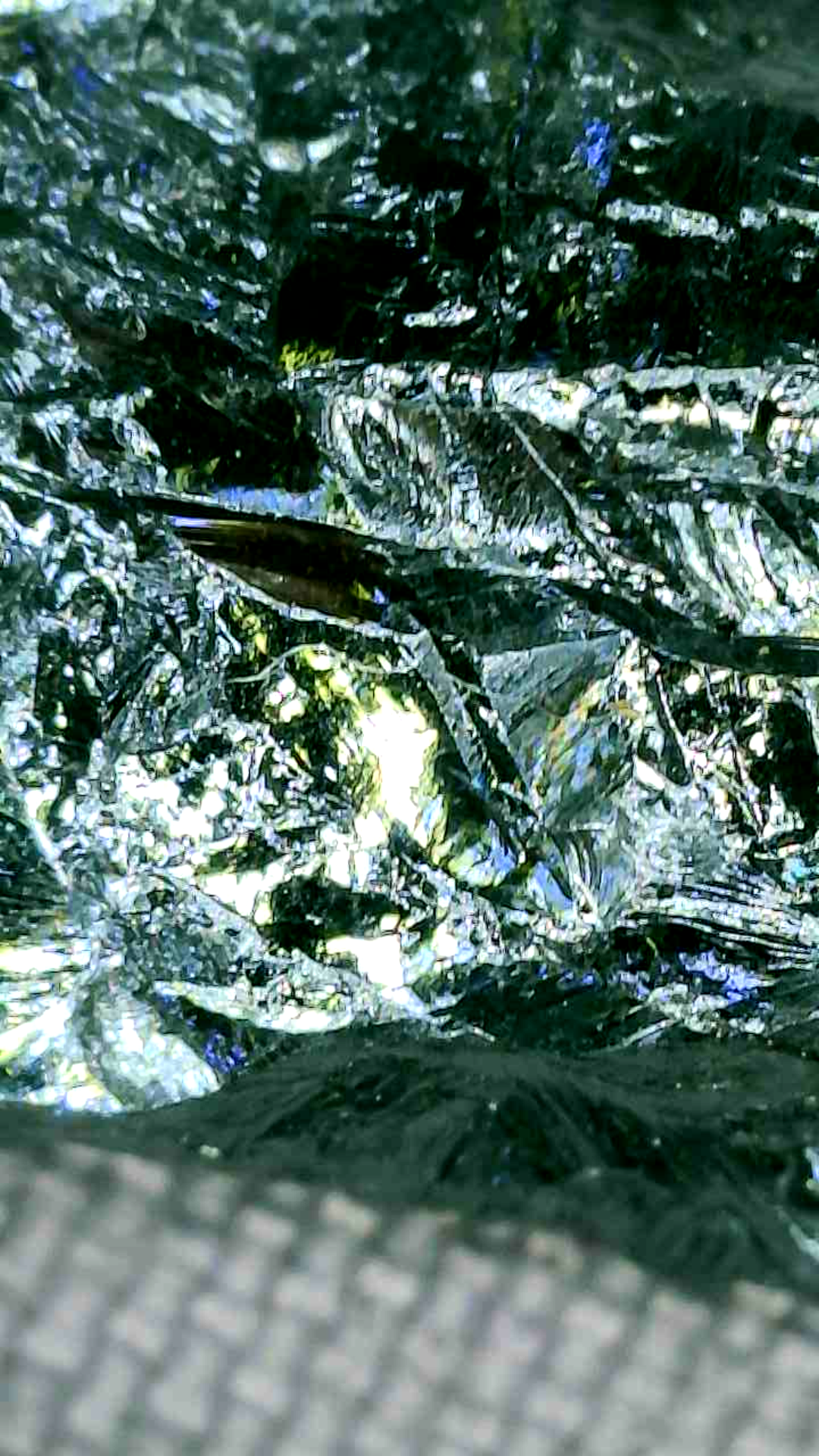 Microscopic view of ore