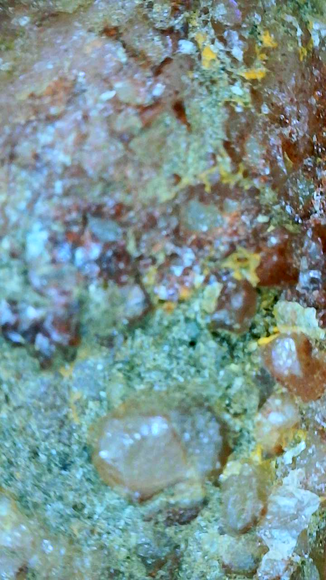 Microscopic view of ore